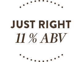 Just Right 11% ABV
