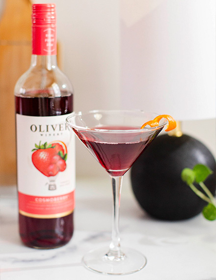 Melon Mint Moscato from Oliver in Bloomington, Indiana.