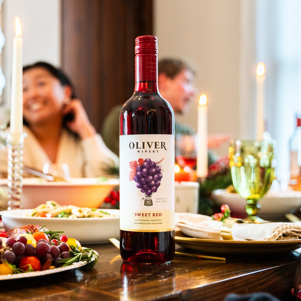 Oliver Sweet Red is a fan favorite and Indiana's number one wine