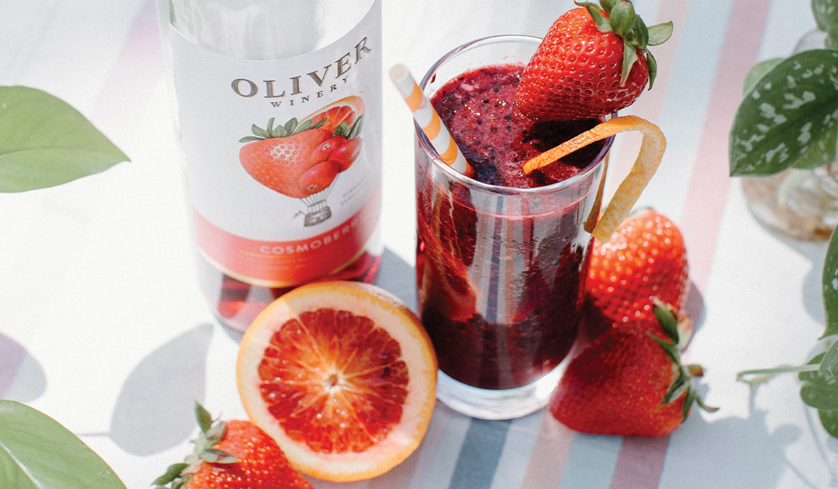 Oliver Winery | Wine Cocktails | Berry Frosé Sangria