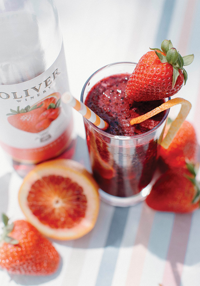 Oliver Winery | Wine Cocktails | Berry Frosé Sangria