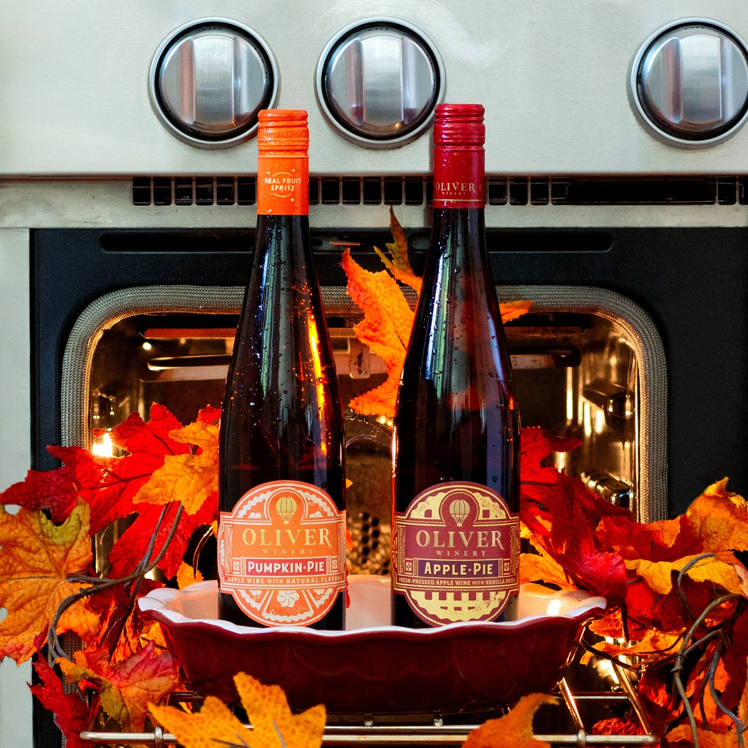 Fall Flavors Served Up at Oliver Winery: Introducing Oliver Winery Pumpkin Pie and Welcoming Back Apple Pie