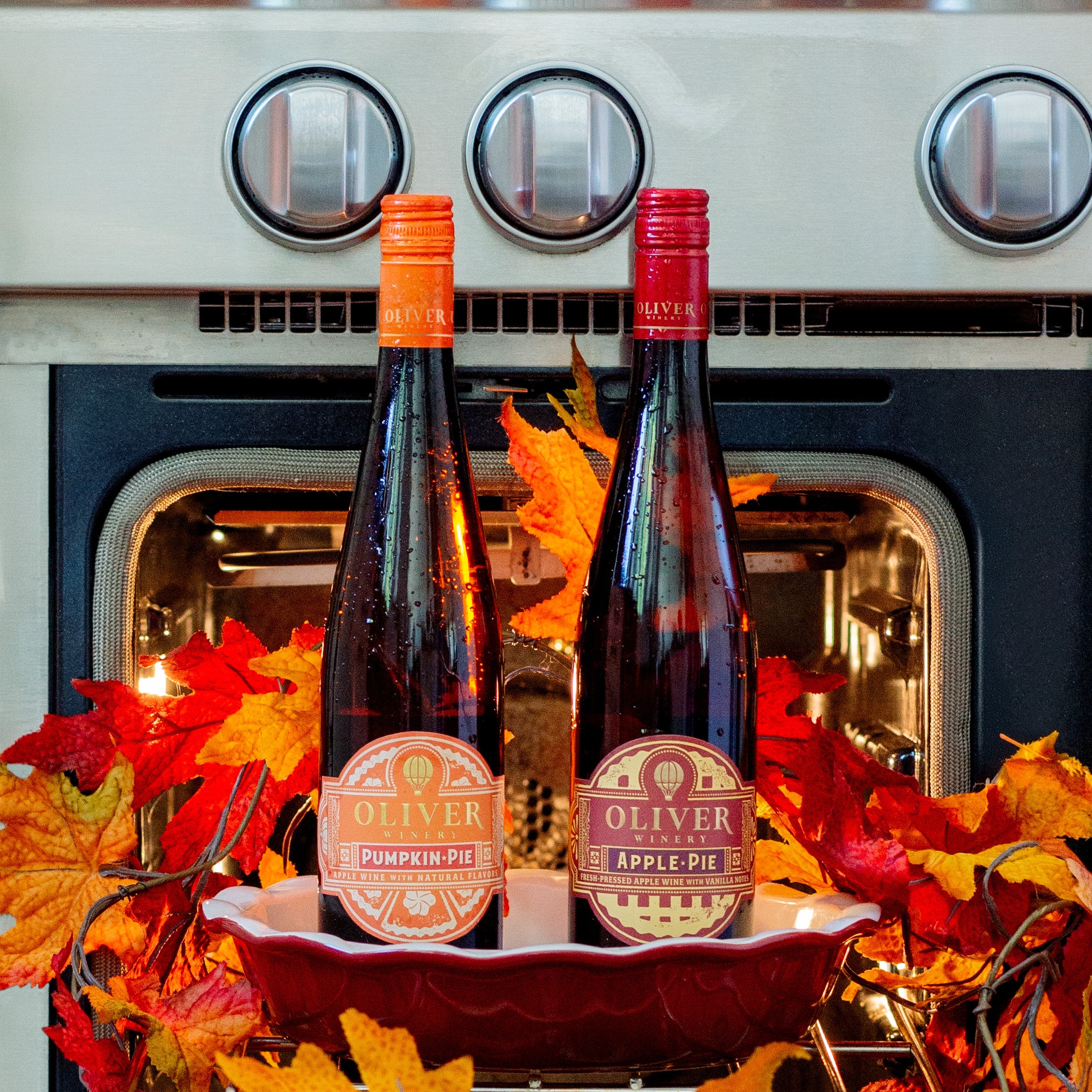 Fall Flavors Served Up at Oliver Winery: Introducing Oliver Winery Pumpkin Pie and Welcoming Back Apple Pie