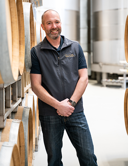Rob Warren, Director of Winemaking at Oliver Winery
